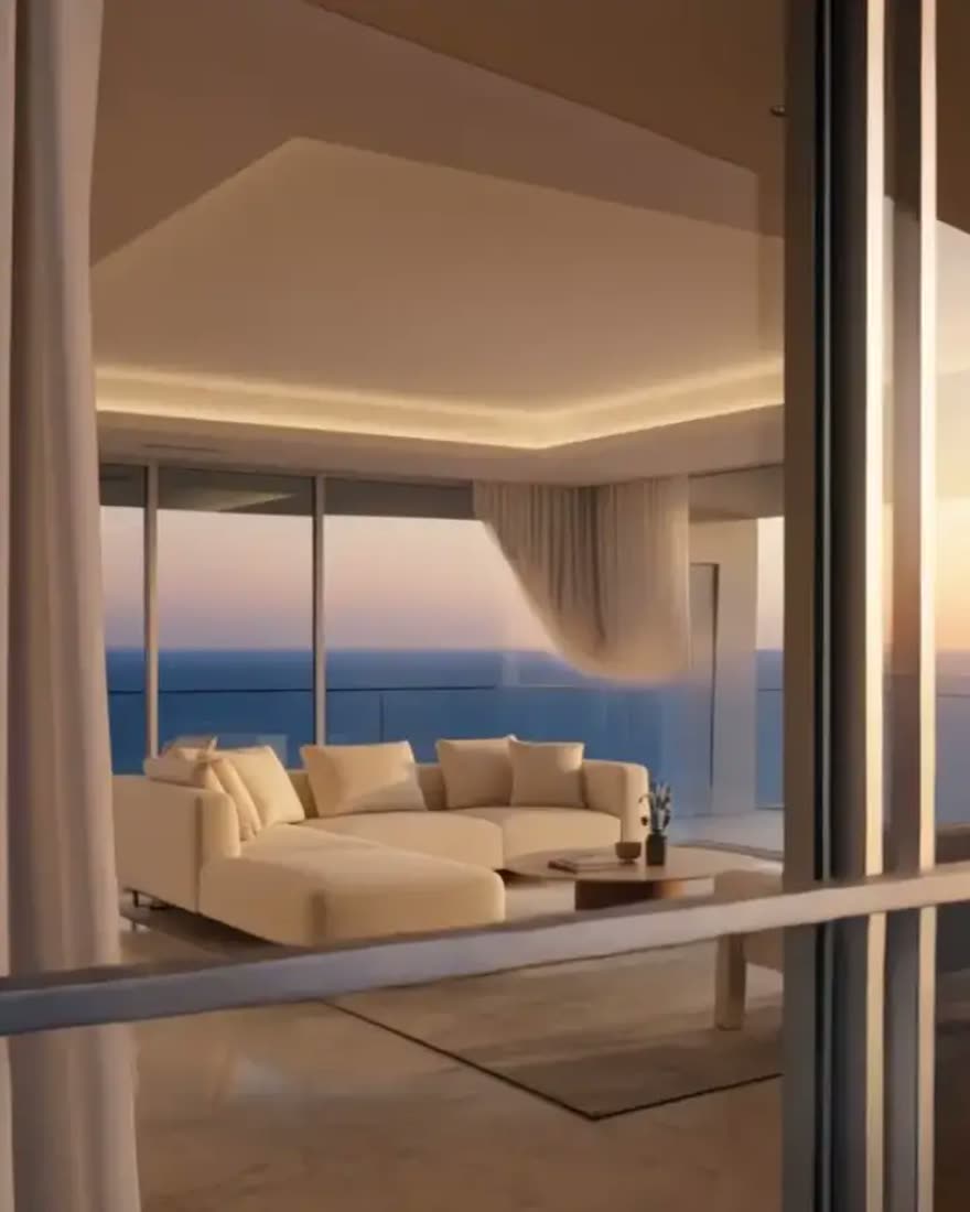 Appartement front de mer, Front de mer, centre
